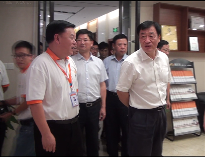 江西代省长刘奇莅临博金贷视察指导工作